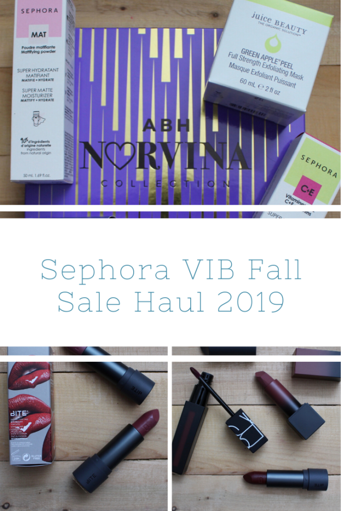 Sephora VIB Fall Sale Haul 2019
