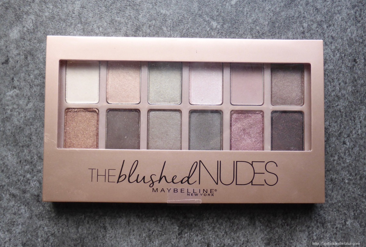 The Nudes Maybelline Blushed Palette the on Lipstick Lake |