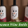 Snowmen Wine Bottle Art